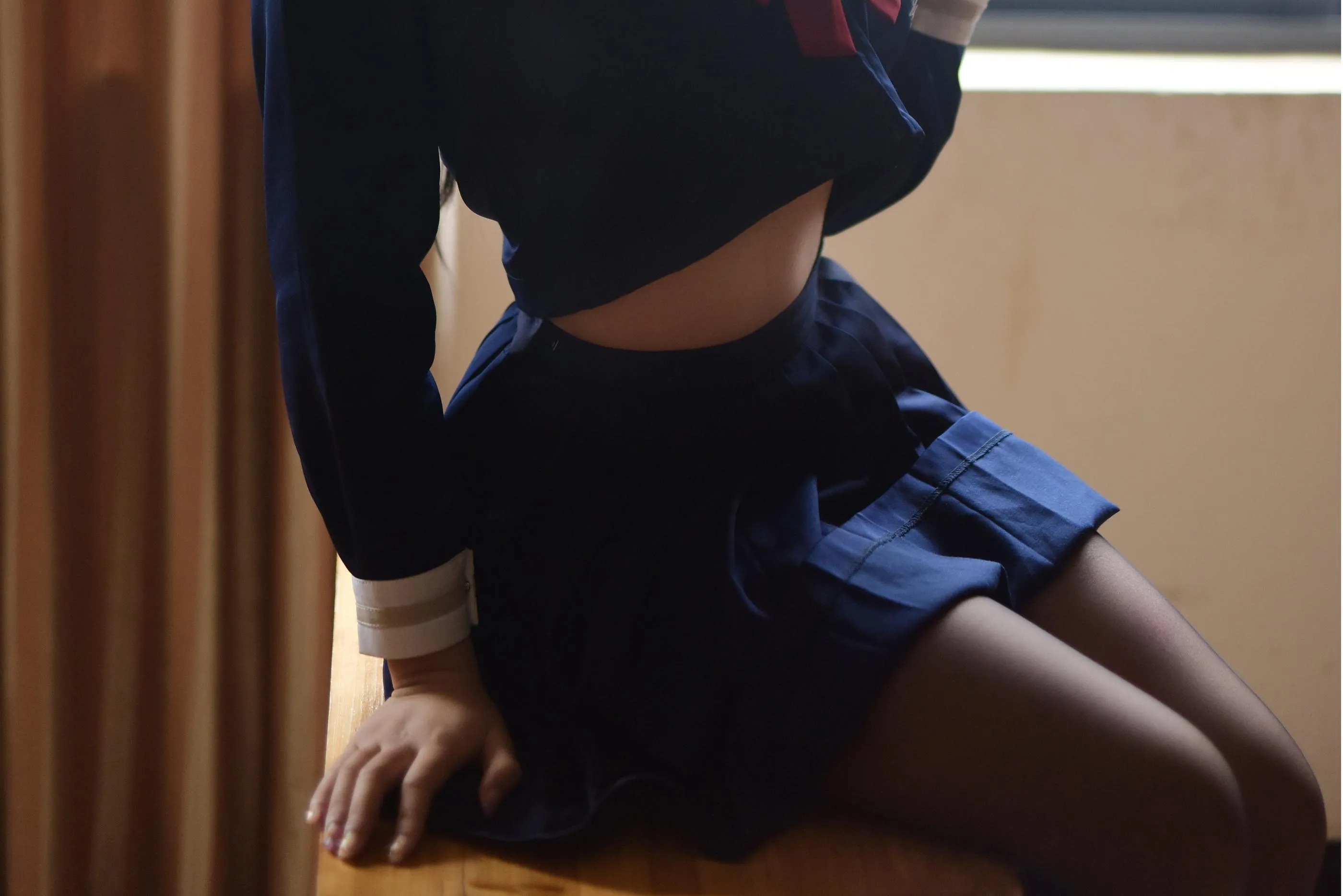 NO.35 九曲Jean-JK露脐制服 [30P]插图5